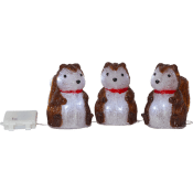 Utomhusdekoration Crystalo Ekorrar