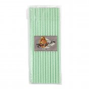 Pappersugrör Mint/Vit Smal Rand