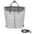 handed by ljusgrå ryggsäck/handväska av återvunnen plast