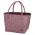 rustik rosa handvävd väska av återvunnen plast från handed by